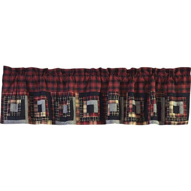 Cumberland Patchwork Valance Curtain 16x72 - The Fox Decor